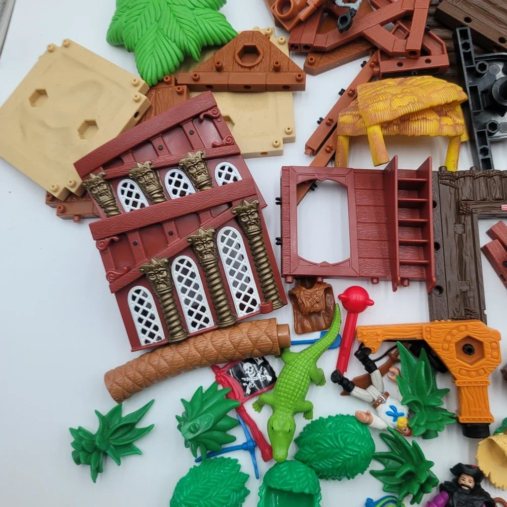 Fisher Price‎ Imaginext Pirate Raider Ship & Buccaneer Bay Playset Lot Kids Toy